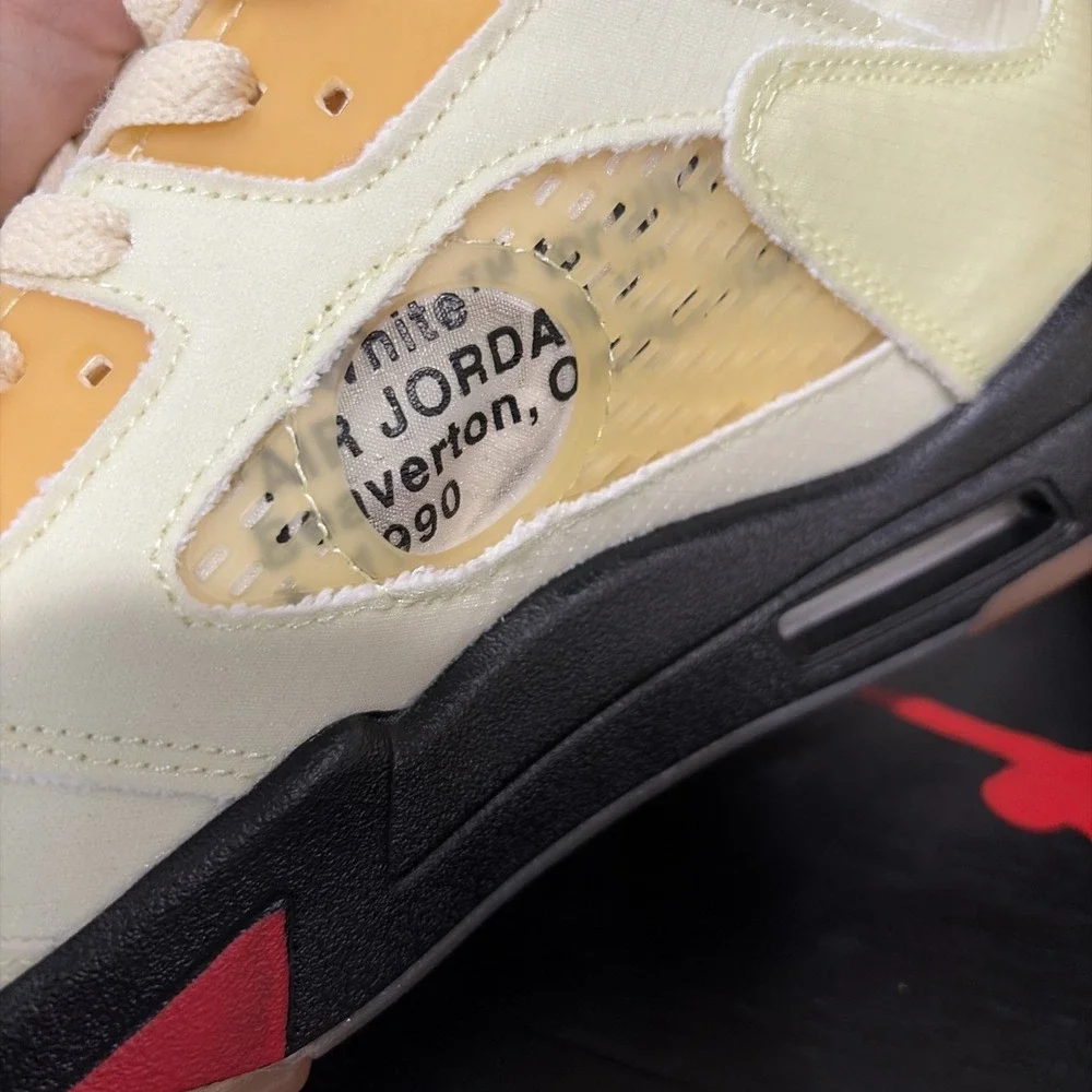 NIKE AIR Jordan 5 RETRO SP Off-White Mid Sail sz 12 US EUR 46 BRAND NEW BOX